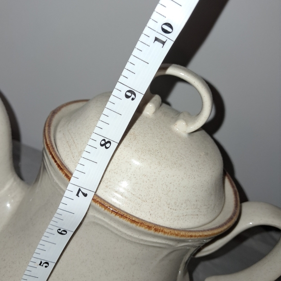 Vintage Hearthside Stoneware Baroque Coffee Teapot Hand Painted JAPAN - Picture 6 of 6